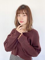 ハピネス クローバー 学園前店(Happiness CLOVER)&nbsp;大人可愛い　ミディアム　透明感カラー