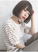 縮毛矯正でまとまるボブスタイル