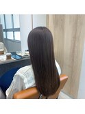 ロングヘア×縮毛矯正