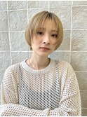 フェイスレイヤーショート 顔まわりカット 20代30代