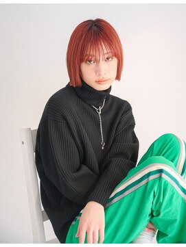 リトル 中野(little) ぱつっとラインがクールなスクエアボブ