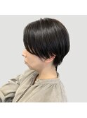 *ダークグレー×ハンサムショート