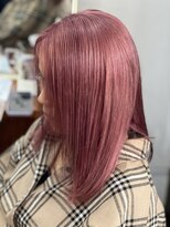 ヘアーアンドメイク アネラガーデン(HAIR&MAKE Anela garden) ピンクカラー