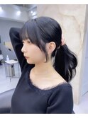 韓国レイヤー/韓国風/ボブ/髪質改善/黒髪/ブリーチなし〔池袋〕