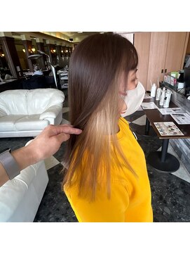 シャンプー ボーイ 宮崎柳丸店(SHAMPOO BOY) インナーカラー/ミルクブロンド