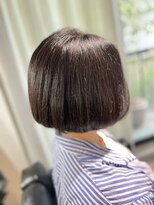 ツムグ 代官山店(TUMUGU) ヘルシースタイルワンレンボブ30代40代50代ブルーグレージュ#146