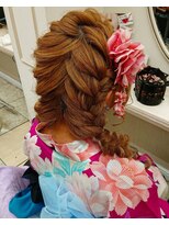 ビューティサロン東京堂&nbsp;浴衣おさげ