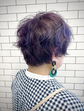 リール(THE RIRE.) ＊THE  RIRE.　マッシュパーマ×シルバーパープル＊