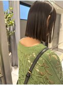 【坂本拓麻】ナチュラルストレート/切りっぱなしミディアム