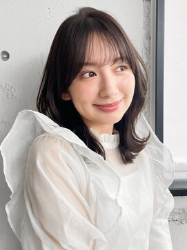 アグノス 青山(Agnos) ナチュラルカールワンカールデジタルパーマモテ髪ミディ