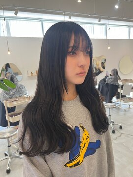 ピピバイヨーク(pipi, by yoke.) ロングウェーブ/黒髪ロング