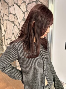 ビーハイブ 仙台駅前店(Behive)の写真/93%自然界由来成分！アロマ配合のAVEDAオーガニックカラーで「ダメージレス」×「ツヤ」を実現♪