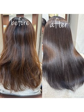 ヘアケアアンドヘアデザイン リベール(L:belle) 艶髪/8レベルカラー☆ラベンダーアッシュブラウン