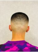 メンズ王道スキンフェード刈り上げワイルド