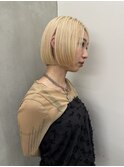 ハイトーンミニマムボブ