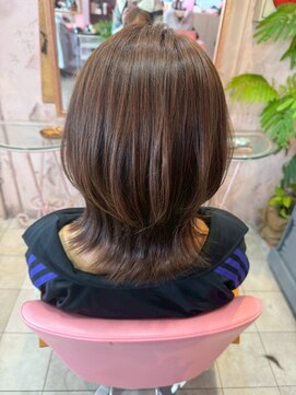 ミーネピンク 行徳店(Miene Pink) ＊髪質改善＊ミニウルフ＊外ハネボブ＊美髪ケア【Pink】