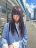 前髪縮毛矯正￥12000