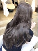 暗めカラー大人ガーリー段カット