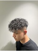 ホワイトメッシュスペインカール