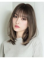 トワ 仙台店(toi)&nbsp;【韓国・レイヤー】 髪質改善 オリーブベージュ