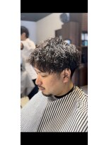 宮崎理容院&nbsp;ブラウンカラー＆波巻きツイストパーマ