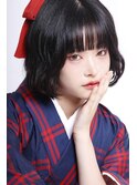 レトロ着物×ヘアメイク