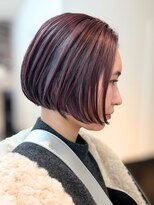 ワン バイ ジエクト(One by The Ect)&nbsp;【似合わせボブ】ボルドーカラーモーブブラウンヘーゼルブラウン