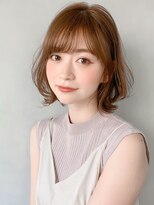 アグノス 青山(Agnos) 愛され薄めバングこなれヘア小顔カット外ハネボブ#212f0920