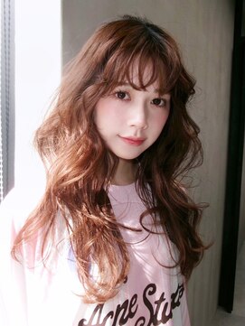 アイティーバイアルバム 下北沢店(IT by ALBUM) 韓国ヘア顔周りレイヤーロングミルクティー_F20464