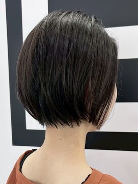 ブレス ヘアデザイン(BLESS hair design) 東静岡ショートボブくびれショートイルミナカラー顔周りレイヤー