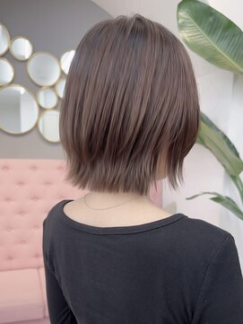 サンド 大阪梅田(sand) @morii_sandボブウルフ/黒髪/ネビージュ/小顔/ワンレン/大阪梅田