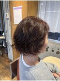 癖毛/癖毛カット/パーマ風/大人ボブ