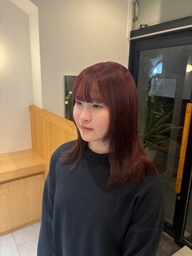 スリーオオテマエ(three. Otemae) レッドカラー