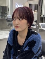 ザザ ZA/ZA 茗荷谷&nbsp;ショート × ボルドーカラー