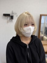 リングバイモアムー(Ring by Moremuu) レイヤーカット レイヤーブロンド