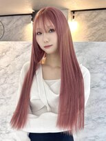 ヴィア 京都烏丸(Via)&nbsp;ピンクベージュ/ペールピンク/ケアブリーチ/ハイトーン/髪質改善