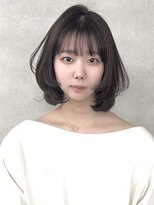 ラック 本厚木店(LUCK)&nbsp;ボブ×レイヤーカット　グレージュ/顔まわり/韓国風