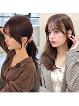 横顔まで可愛く♪顔まわりカット×レイヤーカットで垢抜け♪