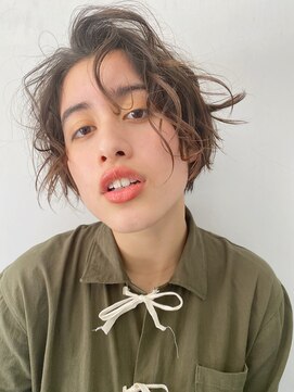 ソイ 下北沢(soi) ニュアンスカーリーなパーマ ショートボブ