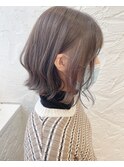PAcuTA. インナーカラー ミルクティーベージュ