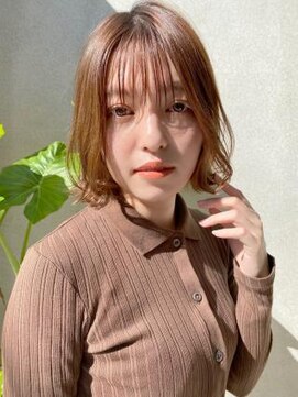 ブロウ ネックス ザ サロン 表参道(VLOW nex the salon) coall 表参道　シアカラー　大人可愛いミディ　似合わせ　長屋亨