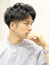 銀座マツナガ 浅草店 爽やかメンズ☆無造作ツーブロックマッシュナチュラル黒髪