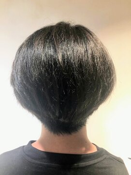 ヘアーポケット 恵比寿(hair pocket) デザインカラーハイライトツーブロックグレージュマッシュ