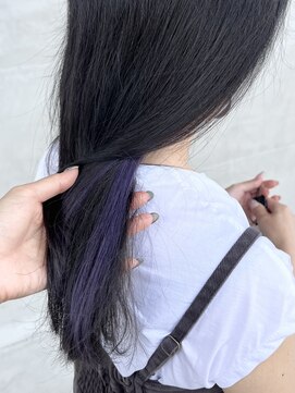 サロン(CI'SALON) インナーパープル×グレージュ★
