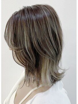 イーストハムアール(EAST HAM r) くびれミディアム☆ハイライト＆インナーカラー