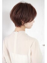 クレドガーデン 柏(CRED GARDEN)&nbsp;大人可愛い20代30代40代黒髪前下がりショートボブ丸みショート