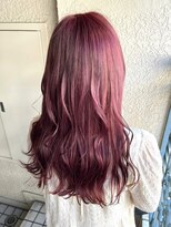 テトテ 三宮店(Tetote)&nbsp;／ヘルシースタイル／カシスピンク／波巻きロング／