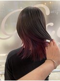 【園田/インナーカラー】ウルフカット