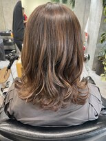 シェル 吉祥寺(shell)&nbsp;グレージュカラー/ボブウルフ/黒髪/ココアベージュ