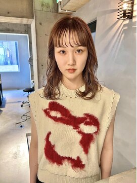 リール(rire) orange beige color